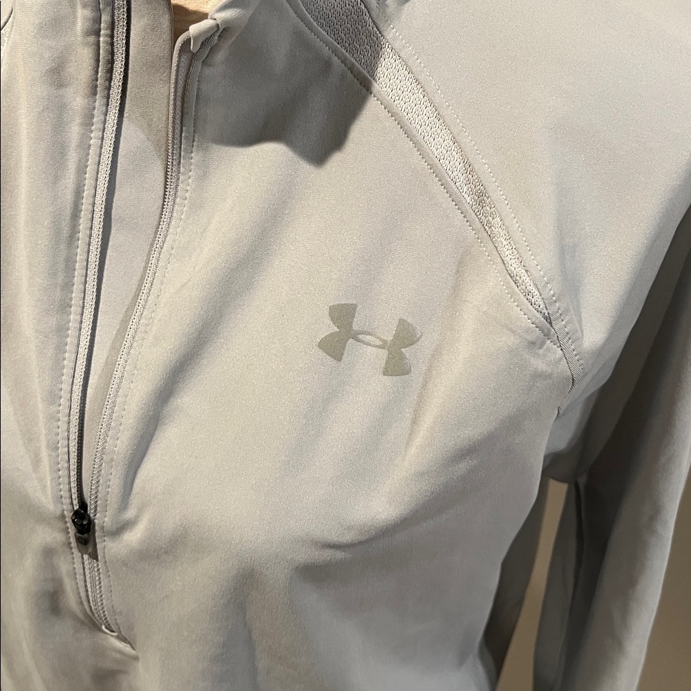 Under Armour Light Gray Performance Non Pullover - image 2